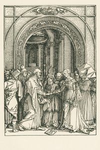 Szűz Mária házassága, 1504 körül (fametszet) alkotó: Albrecht Dürer or Duerer