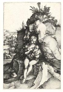 Aranyszájú Szent János bűnbánata, 1496 alkotó: Albrecht Dürer
