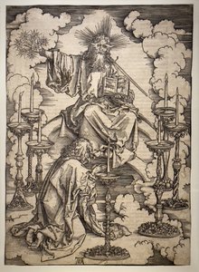 A 7 gyertyatartó víziója alkotó: Albrecht Dürer or Duerer