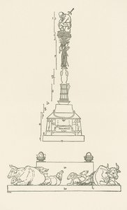 Győzelmi oszlop a felkelő parasztok leigázására alkotó: Albrecht Dürer or Duerer