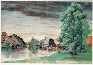 Weidenmuehle - Malom a fűzfák alatt alkotó: Albrecht Dürer or Duerer