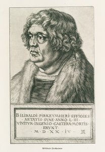 Willibald Pirckheimer alkotó: Albrecht Dürer or Duerer