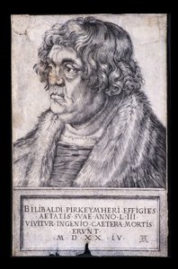 Willibald Pirkheimer alkotó: Albrecht Dürer or Duerer