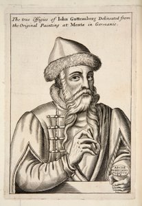 John Guttemberg, pub. 1683-as metszet. alkotó: Albrecht Mentz