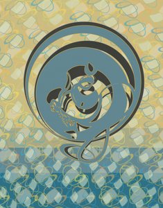 Elegáns kék sárkány