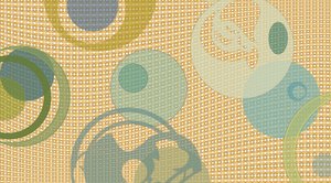 Egymást átfedő absztrakt körök