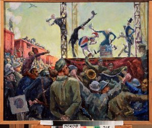 Agitációs brigád a fronton