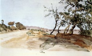 Olasz vidék, Alekszandr Ivanov (18061858) orosz festő akvarellje