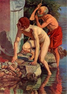 Vázlat a Krisztus megjelenik a sokaságnak képhez, 1830-as évek, 1965.