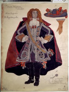 Moliere Dom Juan című darabjának jelmezterve (Jean Baptiste Poquelin