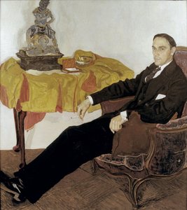 Mihail Ivanovics Terescsenko portréja 1886-1956, 1911-1914 alkotó: Aleksandr Jakovlevic Golovin