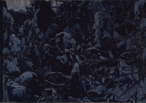 Színpadterve a Solveig baletthez E. Griegs zenéjére, 1922 alkotó: Aleksandr Jakovlevic Golovin