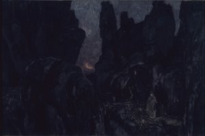 Színpadterve G. Bizet Carmen című operájához, 1908 alkotó: Aleksandr Jakovlevic Golovin