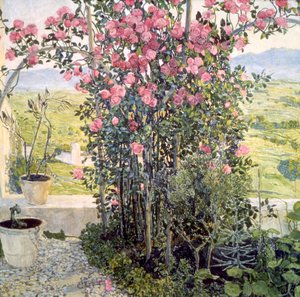 Völgy Umbriában, 1910-es évek. alkotó: Aleksandr Jakovlevic Golovin
