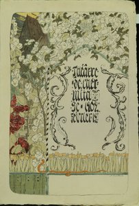 Színházi műsor a Faust című színházi darabhoz, 1902 alkotó: Aleksandr Jakovlevic Golovin
