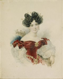 Natalia Viktorovna Kochubey hercegnő portréja, született Kochubey 1800-1854, 1830-as évek