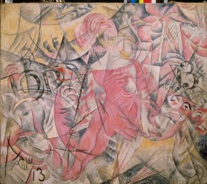 Cirkuszi lovasnő – Alekszandr Vasziljevics Sevcsenko (Alexandre Chevchenko) festménye (1883-1948), olaj, vászon