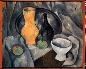 Csendélet. Alekszandr Vasziljevics Sevcsenko (Alexander Sevchenko) (1883-1948), olaj, vászon