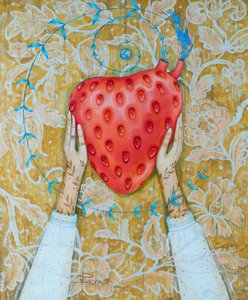 Gondoskodó eper szív