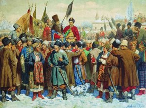 Boyar Vasili Buturlins beszéde a perejaszlavi radában, 1880