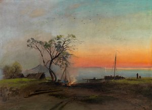 Halászok a Volgán.