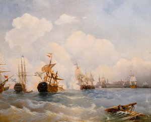 A tengeri revali csata 1790. május 13-án, 1860-as években