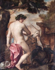 Orpheus Elvarázsolja az állatokat (olaj, vászon) alkotó: Alessandro (1588–1649) (attr. to) Titian (workshop of) and Padovanino