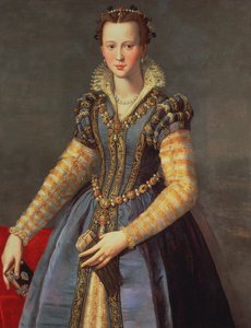 Marie de Medici (1573-1642), IV. Henrik francia (1553-1610) felesége (panel)