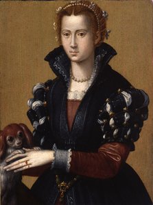 Toledói Eleonóra portréja alkotó: Alessandro Allori