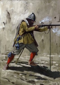 Tercio, a spanyol gyalogság hajója 1534 és 1704 között. Alessandro Lonati rajza alkotó: Alessandro Lonati
