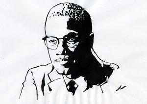 Malcolm X (1925-1965) afro-amerikai aktivista alkotó: Alessandro Lonati