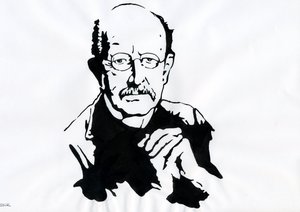 Max Planck német fizikus (Max Planck német fizikus (1868-1947) portréja) alkotó: Alessandro Lonati