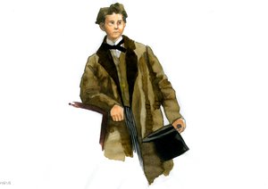 II. Lajos de Baviere portréja (Ludwig Otto Friedrich Wilhelm von Wittelsbach alkotó: Alessandro Lonati