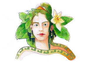 Az isteni Gaia istennő anya ábrázolása (görög mitológia: Gaia vagy Gaia megszemélyesítése a Földnek)