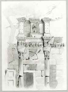 A római kor romjai Rómában, Forum (foro romano) Alessandro Lonati rajza. alkotó: Alessandro Lonati