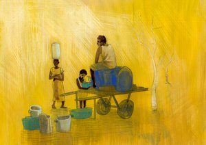 Vízhiány Illusztráció: Alessandro Lonati alkotó: Alessandro Lonati