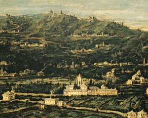 Részlet a szórakozás a Garden of Albaro alkotó: Alessandro Magnasco