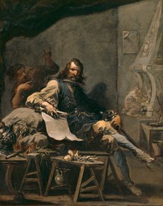 Szatíra egy nyomorban élő nemesről alkotó: Alessandro Magnasco