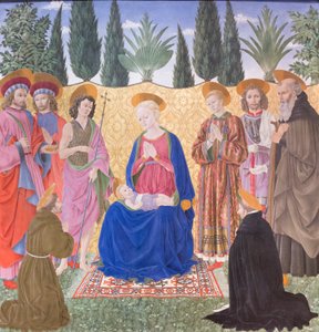 Madonna és gyermeke szentekkel, Cafaggiolo oltárképként ismert