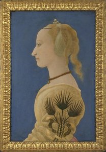 Egy hölgy portréja, 1465 körül alkotó: Alesso Baldovinetti