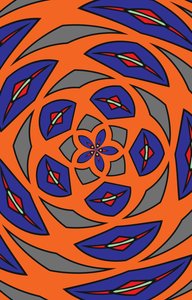 arabeszk #27,2019, (vegyes technika) alkotó: Alex Caminker
