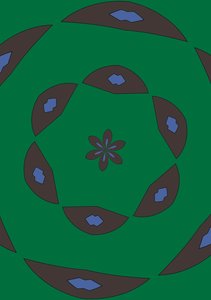 arabeszk #8,2019, (vegyes technika) alkotó: Alex Caminker