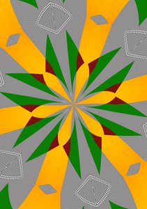 díszek #104,(vegyes technika) alkotó: Alex Caminker