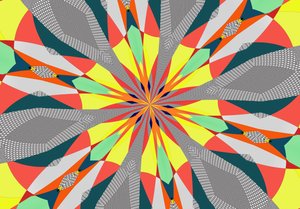 díszek #105,(vegyes technika) alkotó: Alex Caminker