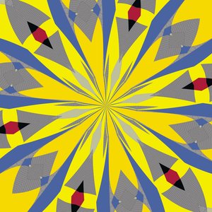 szimmetria #14,2019,(vegyes technika) alkotó: Alex Caminker