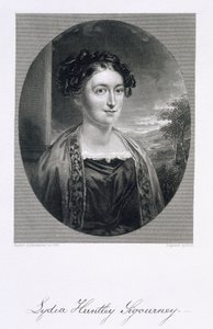 Lydia Huntley Sigourney (1791-1865), Burt metszete alkotó: Alexander