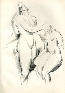 Németül: Figurliche Kompositio Figurliche Komposition (Figuratív kompozíció), a Genius, Zeitschrift für werdende und alte Kunst-ból alkotó: Alexander Archipenko