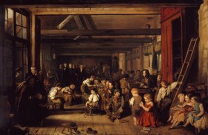 Az első rongyos iskola, Westminster, 1851.