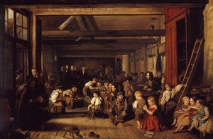 Az első rongyos iskola, Westminster, 1851