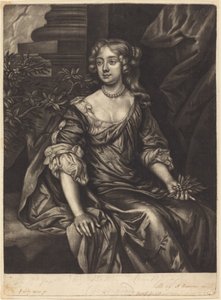 A helyes tisztelt hölgy Elizabeth Butler, Chesterfield grófnője alkotó: Alexander Browne after Sir Peter Lely